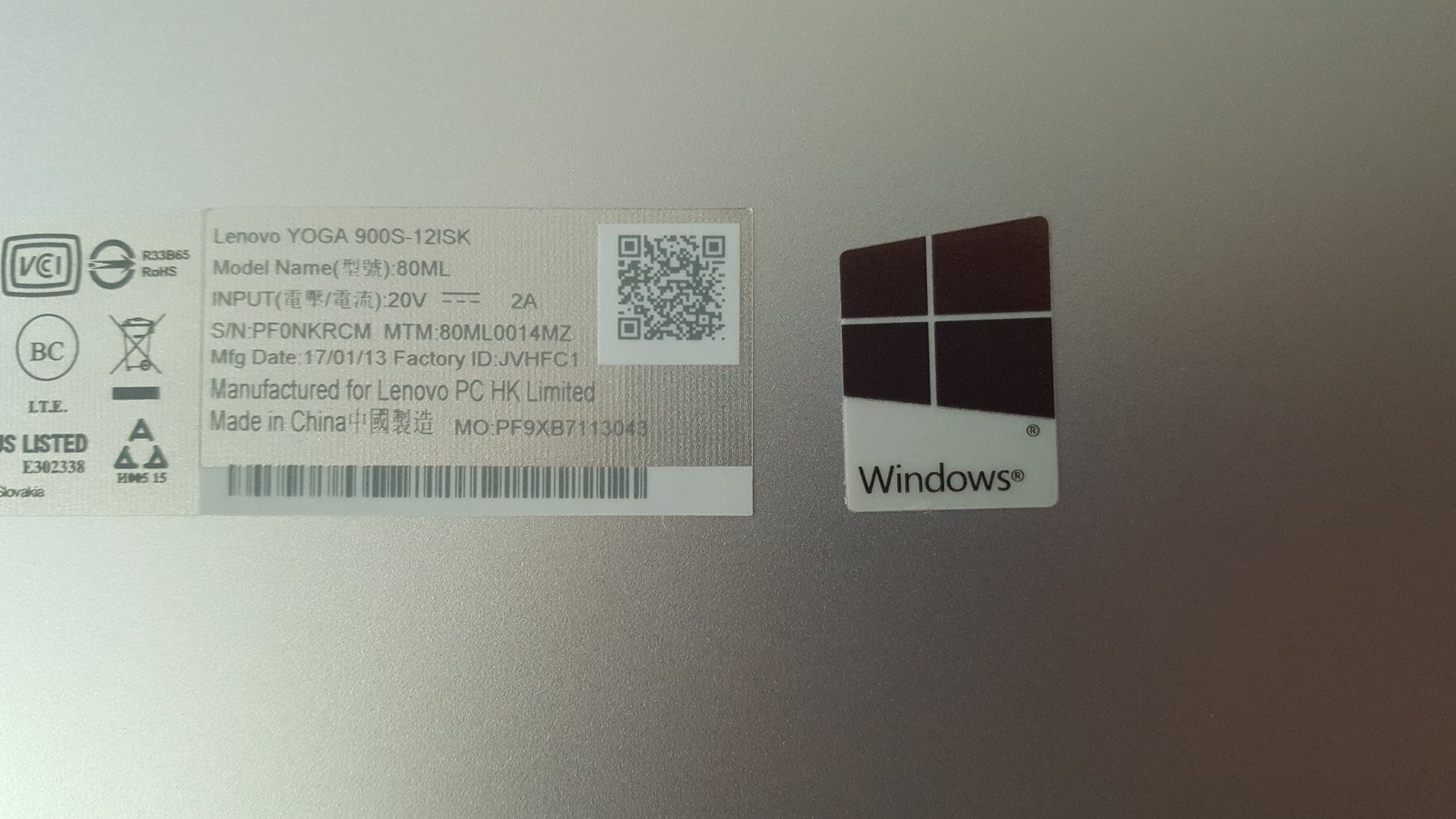 Lenovo Notebook: Lenovo YOGA 900S – Difettoso da Igis venduto da JUST-4U-ENJOY 5
