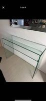 Glas Wandkommode / Wandregal  modern & minimalistisch