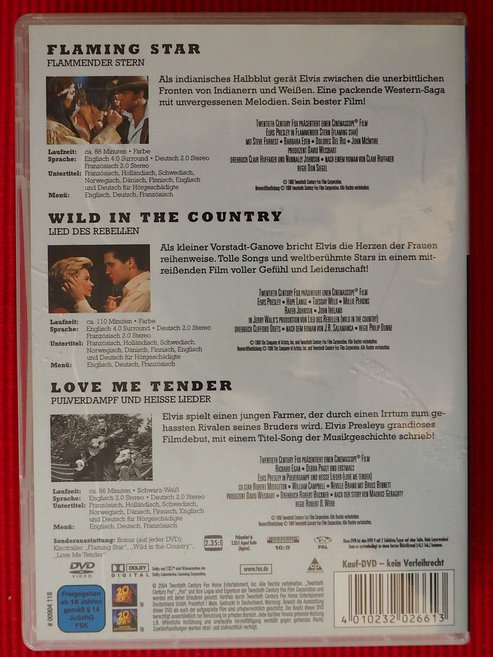 Tutti i DVDs: Elvis Presley / 5 Filme – Usato da Chur venduto da big_5zx8 2