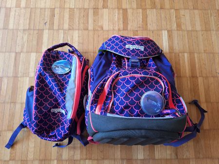 Ergobag Set mit Delfinmotiv - Ideal f. Schulstart!