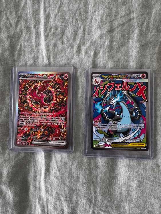 Méga-Dracaufeu X Ex 023, Plumeline Ex 024 Promo + BONUS (Neu (gemäss ...