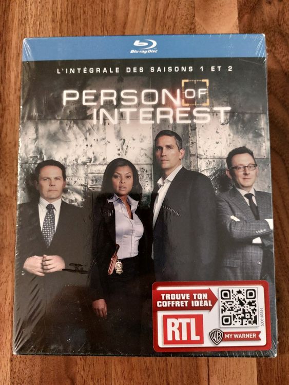 Blu Ray Person of Interest 1 & 2 *Neuf* (Neu
