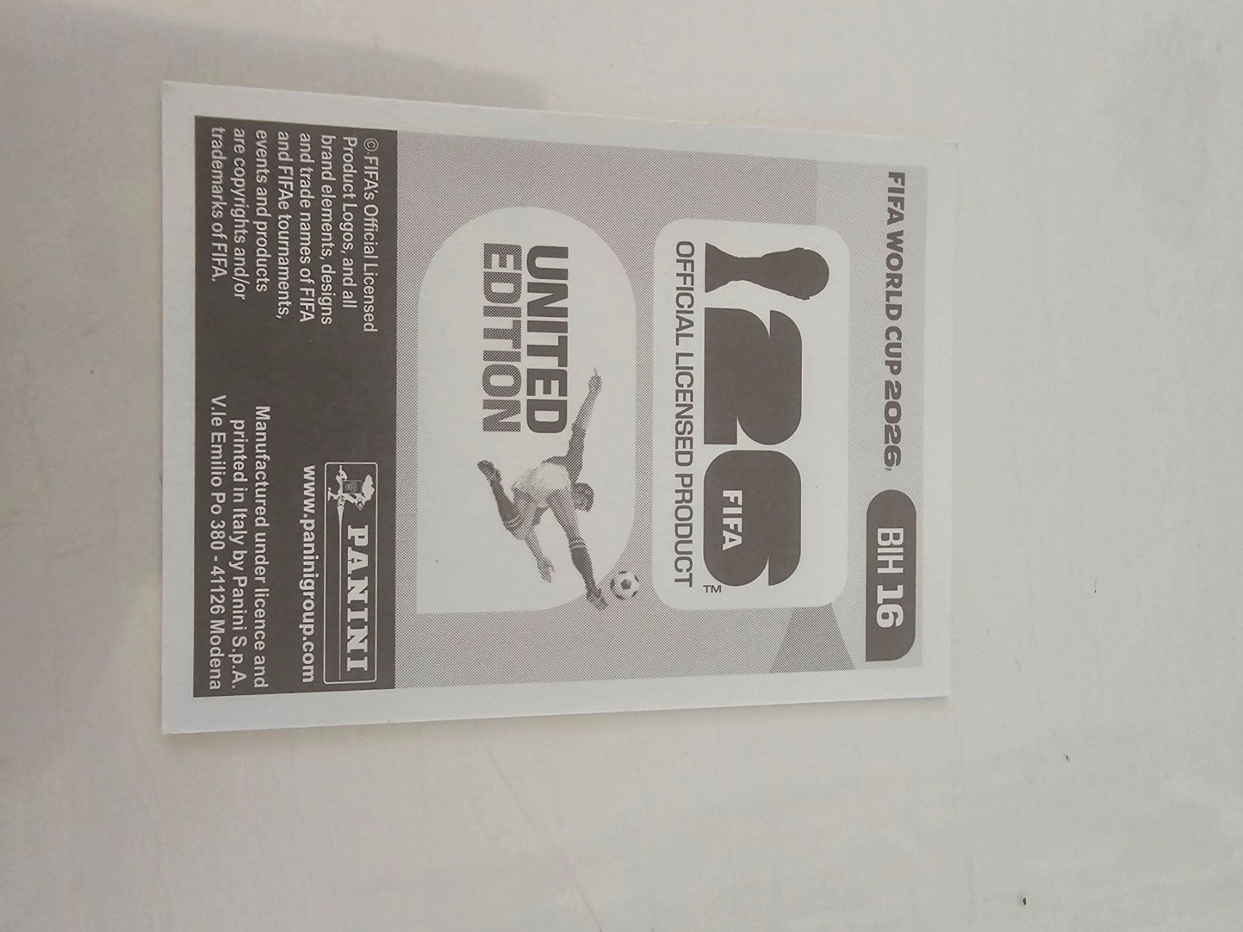 Panini Carte collezionabili: BIH 16 – Usato da Pregassona venduto da sig_6v2k 1