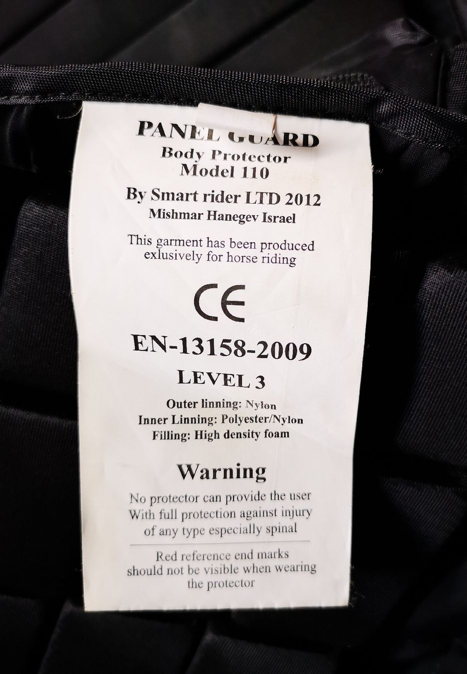 Schutz & Schoner: Gilet de protection cavalier Smart Rider, taille M – Gebraucht aus Geneve von Vtss00 4