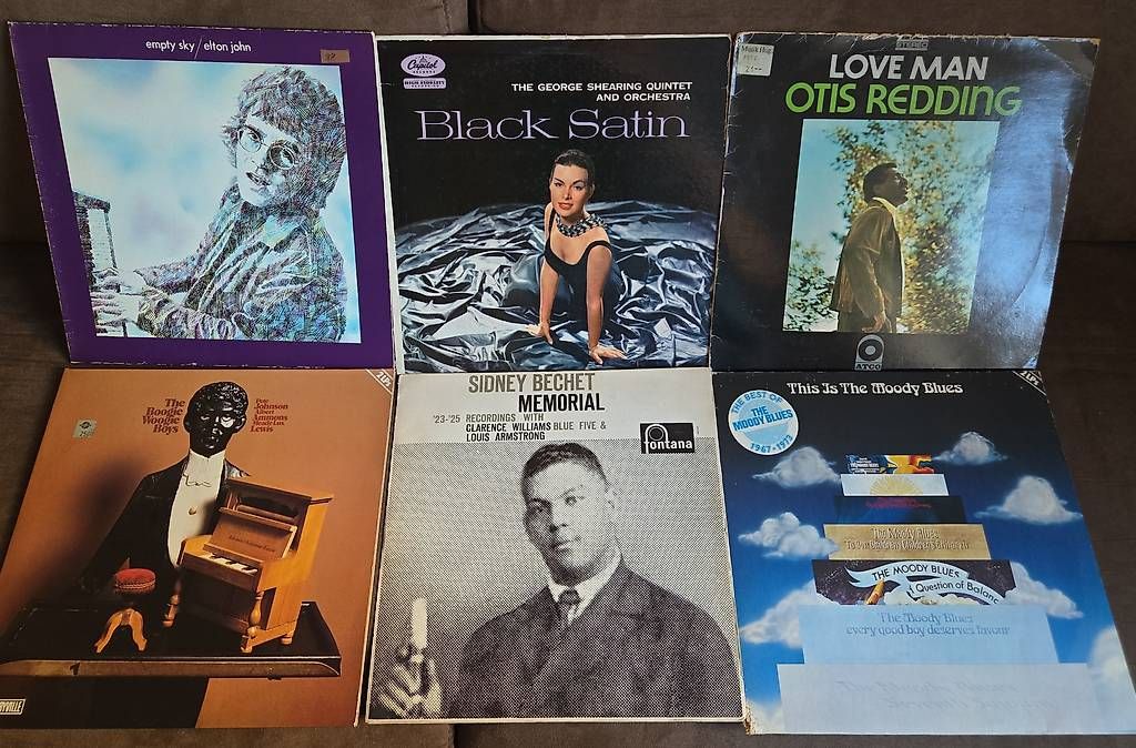 Dischi in vinile: Elton John, Otis Redding, Moody Blues, Sidney Bechet – Usato da Locarno venduto da bru_st25