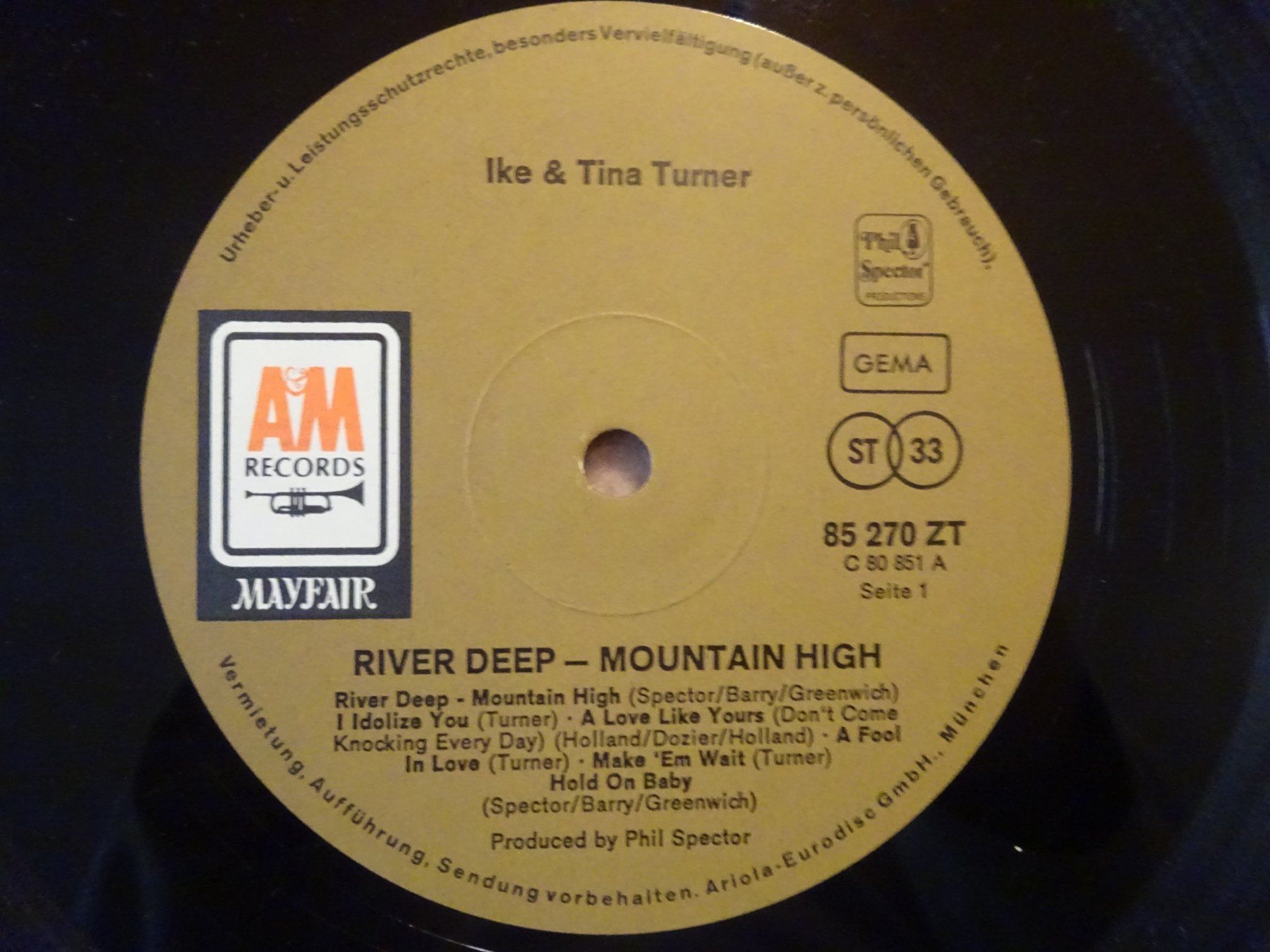 Schallplatten: TINA TURNER + IKE ** RIVER DEEP MOUNTAIN HIGH ** EXCELLENT – Gebraucht aus Luzern von xrayspex99 3