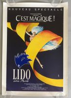 🟡 ORIGINAL Plakat - LIDO C'EST MAGIQUE - René Gruau 1994