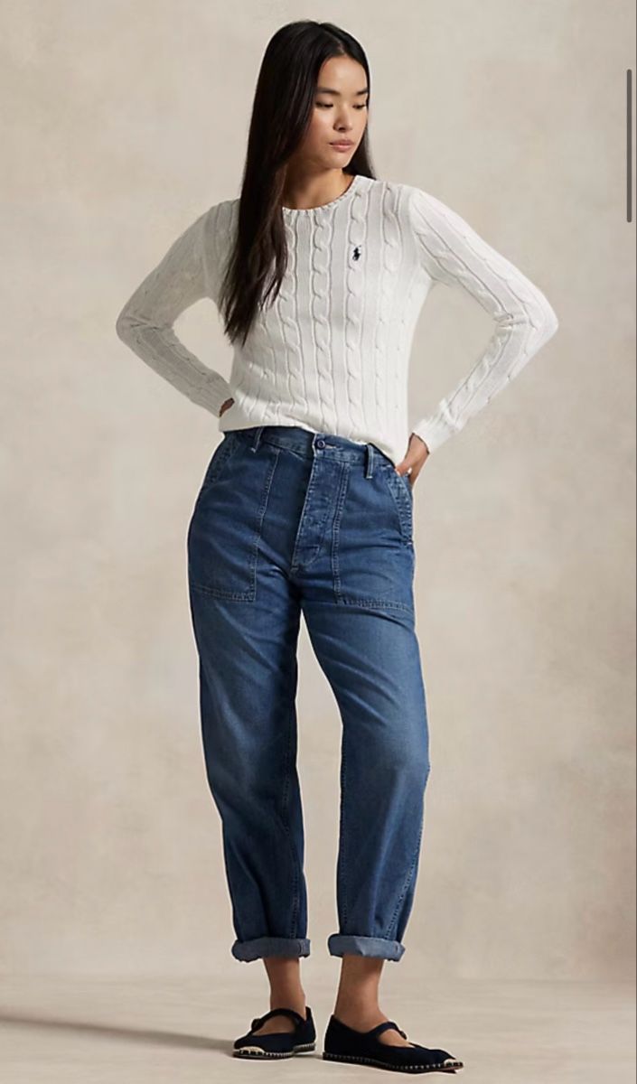 Ralph Lauren Pullover & Sweatshirts: Ralph Lauren cable knit cotton pullover XS/34 – Neu (gemäss Beschreibung) aus Zürich von Angela_Fashion_Lover 1