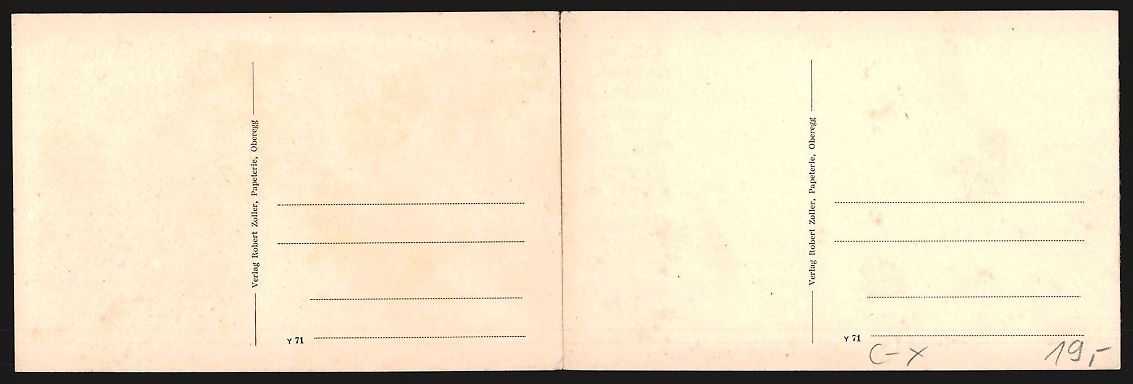 Cartoline postali: Klapp-AK St. Anton bei Oberegg, Panorama – Usato da Berlin venduto da bartko-reher 1