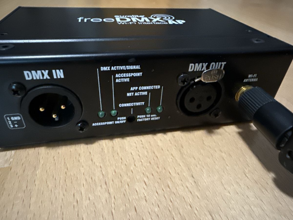Console di mixaggio: Eurolite freeDMX Wi-Fi Interface – Usato da Flawil venduto da DJackee 1