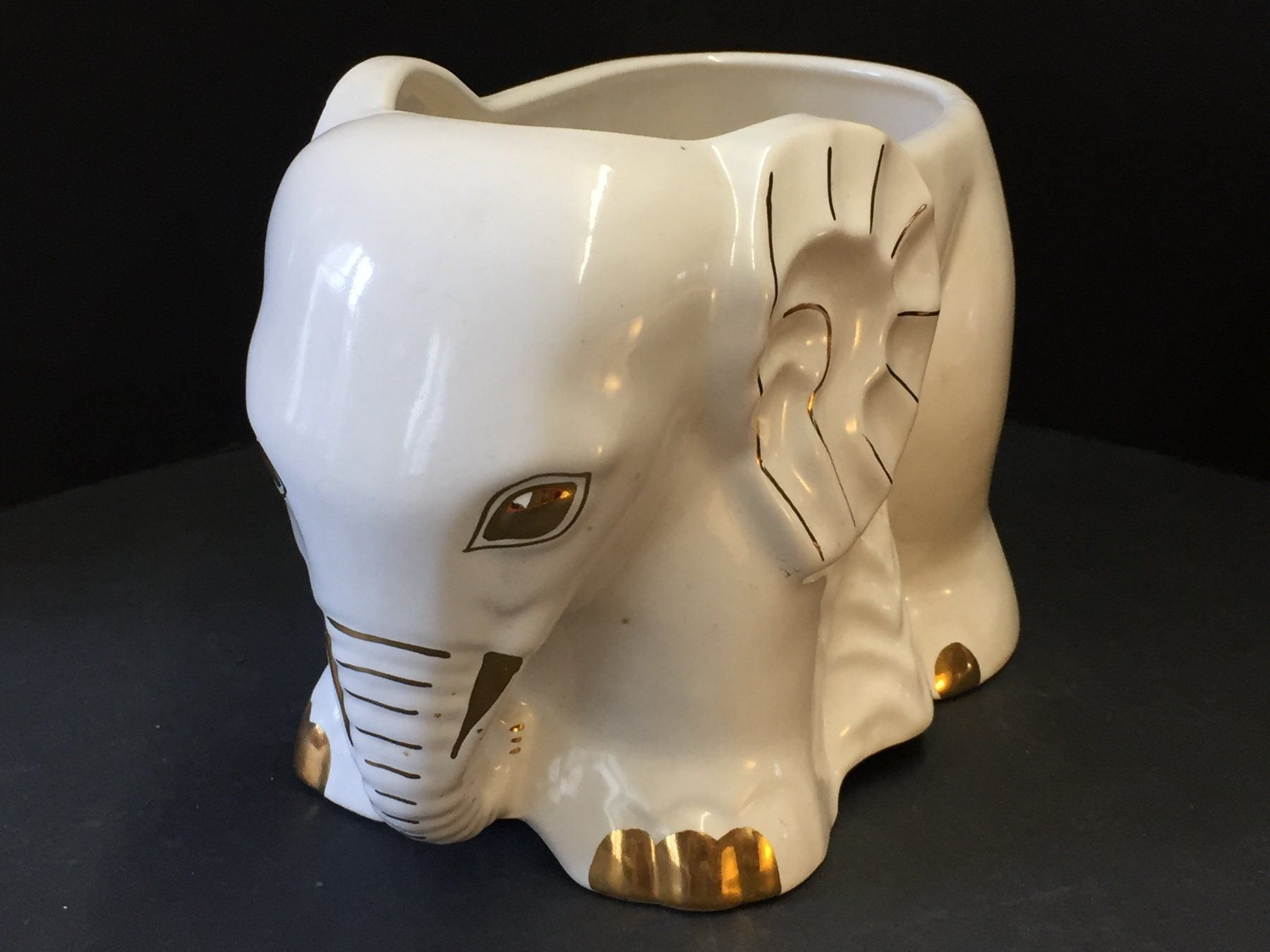 Vasi & Recipienti: Elefant Vase aus Keramik – Usato da Schaffhausen venduto da vintageville 1
