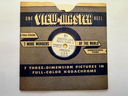 View-Master 3D: Nr. 21 CRATER LAKE NAT'L PARK OREGON U.S.A