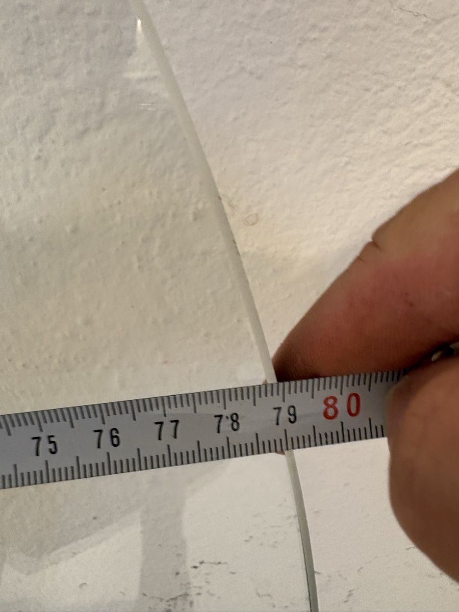 Servierplatten: Glasplatte / Tischplatte 79cm – Gebraucht aus Winterthur von KnechtR 1