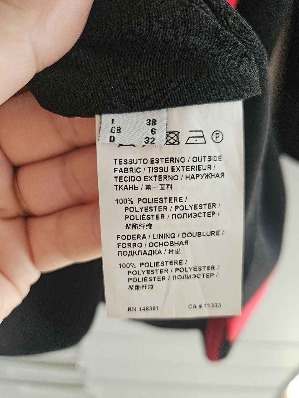 Pinko Vestiti: PINKO Kleid schwarz/rot – Usato da Winterthur venduto da Kupre 1