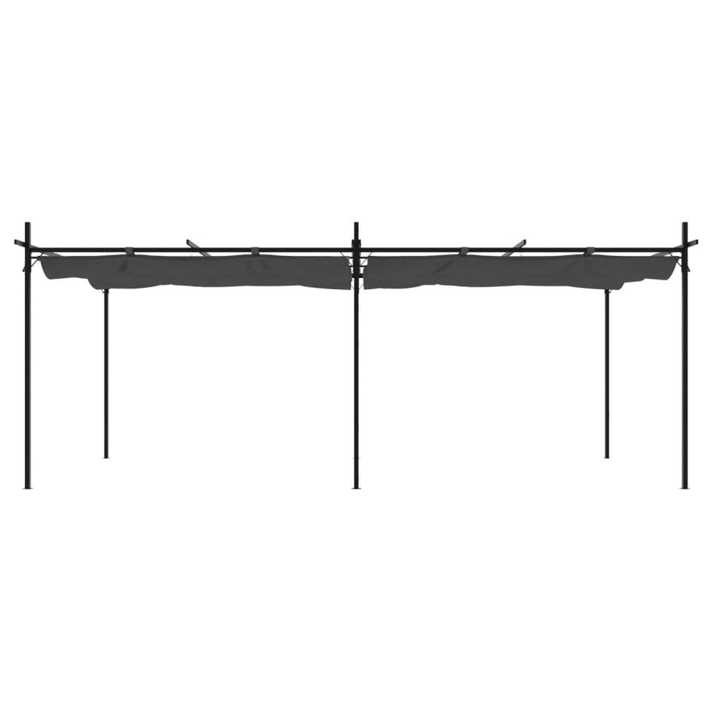 Unterstände: Pergola mit Schiebedach Anthrazit 589x292x230 cm – Neu und originalverpackt aus  von  2