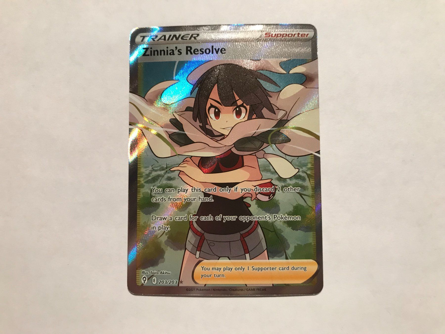 Pokémon Sammelbilder & Trading cards: Trainer Zinnia's Resolve  EN – Gebraucht aus Hagendorn von Pokecollectorch 1