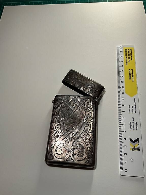 Altri Prodotti per fumatori: Antikes Etui mit schönen Ornamenten – Usato da Bottmingen venduto da CaptainHellfire74 1
