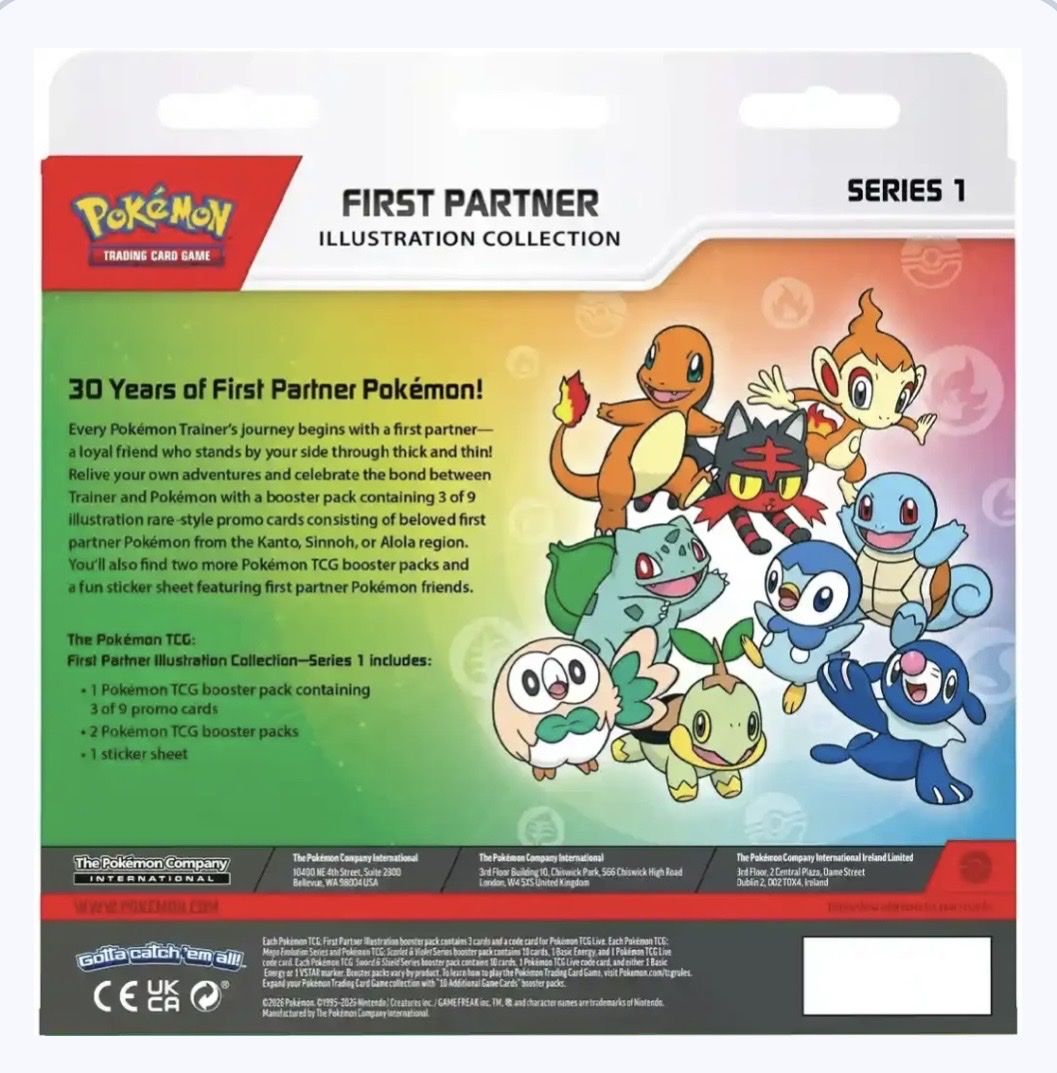 Pokémon Carte collezionabili: First Partner Illustration Collection Series 1 Englisch – Nuovo e nell'imballaggio originale da bern venduto da Wankdorf_Retro 2