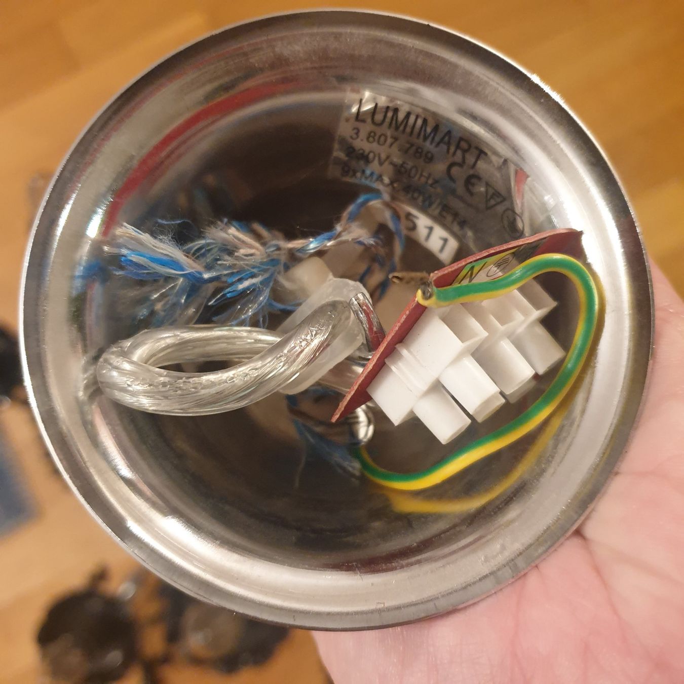 Lampadari & plafoniere: Wunderschöner, hochwertiger Kronleuchter chrom/schwarz – Usato da Neuendorf venduto da DeSiriA 5