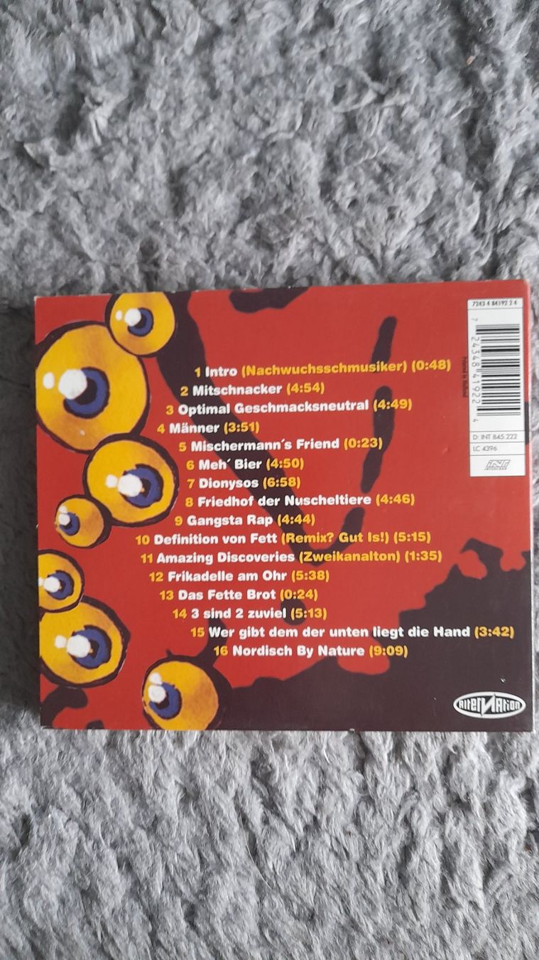 CD: FETTES BROT      AUF EINEM AUGE BLÖD    CD – Usato da Wetzikon ZH venduto da Ramones01 1
