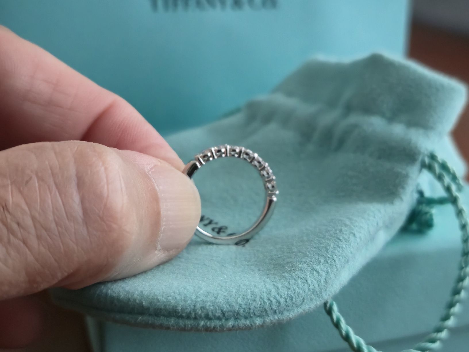 Tiffany & Co. Ringe: Tiffany platin mit diananten – Gebraucht aus S. Antonino von paoloc1842 1