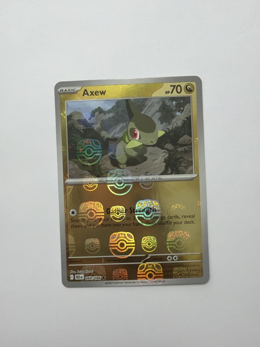 Pokémon Carte collezionabili: Pokemon Axew Masterball 068/086 – Nuovo (secondo la descrizione) da Turtmann venduto da pat_w58r