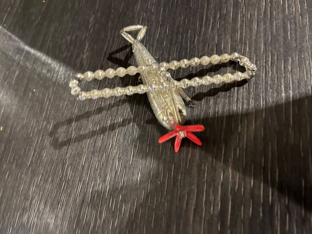 Sehr Alte Gablonzer Weihnachtsbaum Schmuck Flugzeug Kaufen auf Ricardo