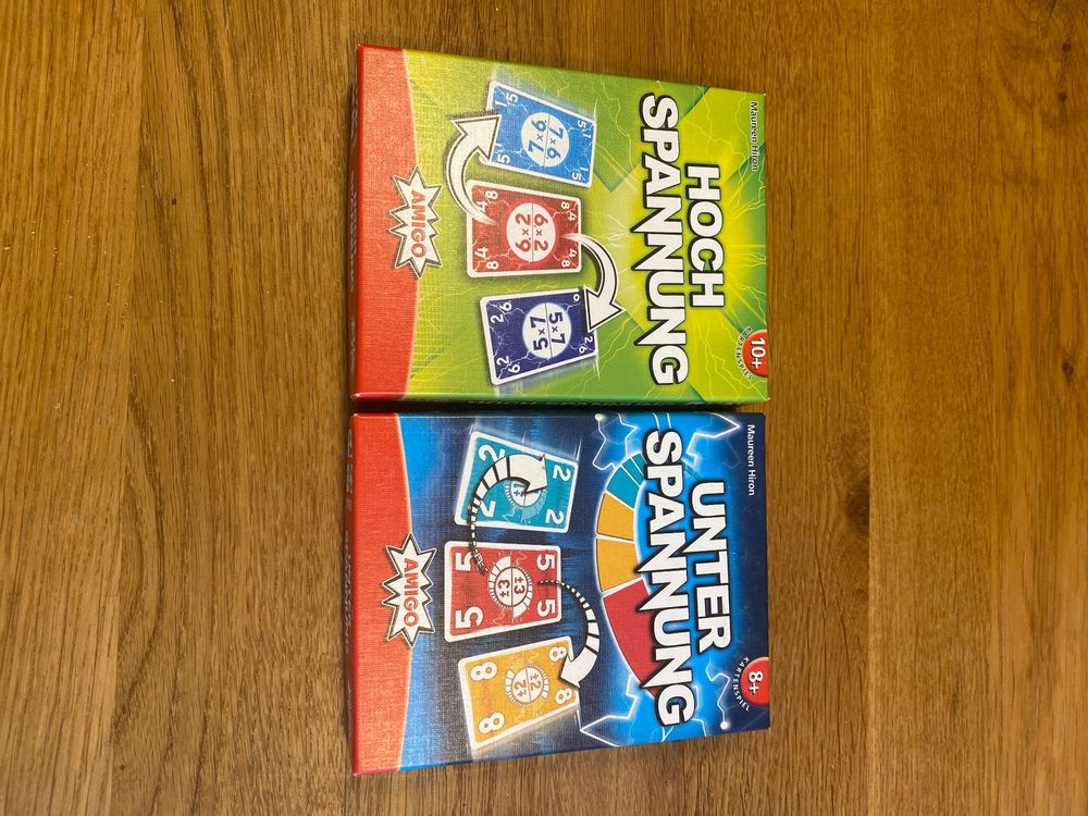AMIGO Hochspannung Kartenspiel - Mathe-Reaktionsspiel Ab 10 Jahren Für 2-6 Spieler