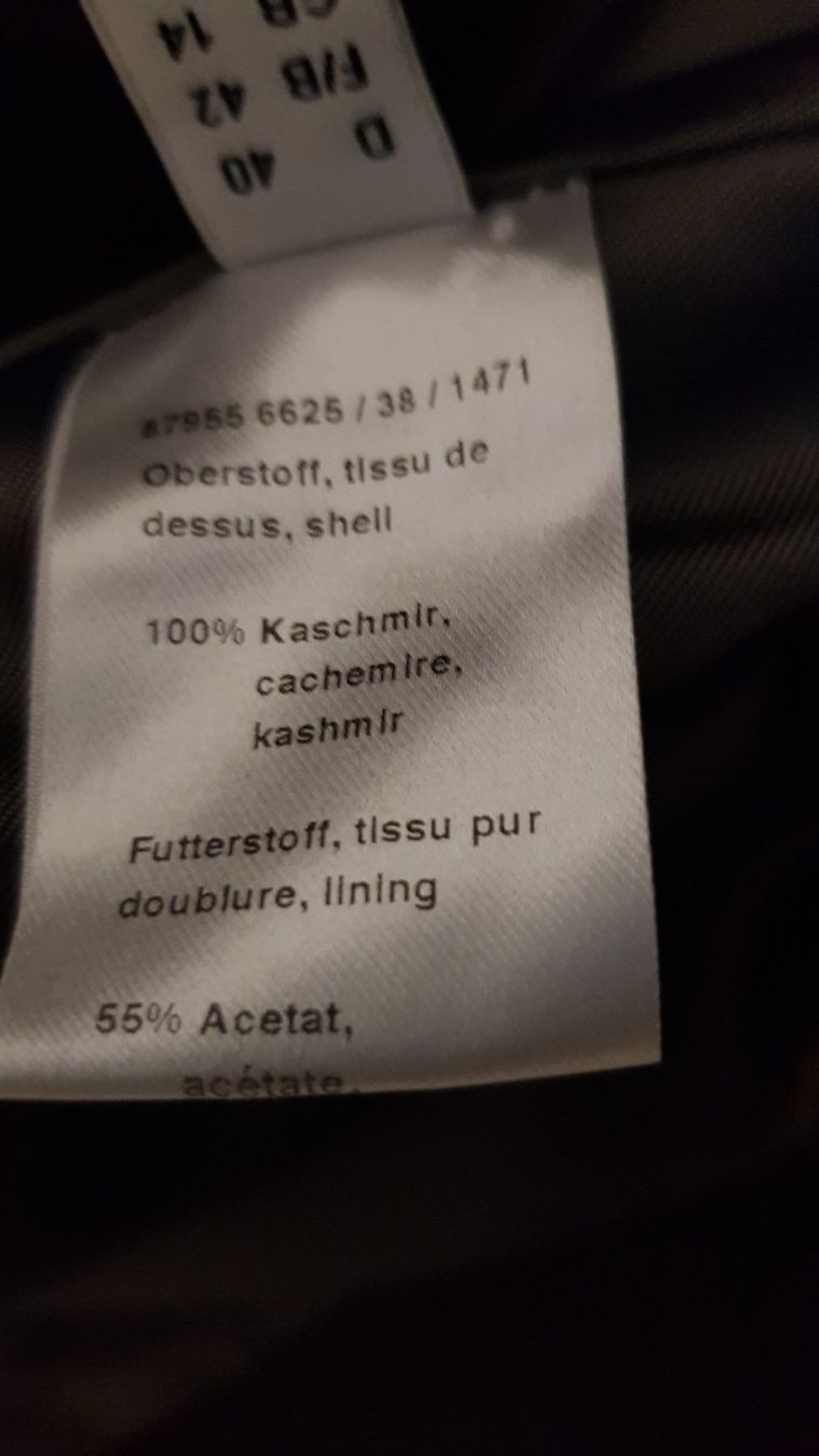 Madeleine Cappotti: Mantel Kaschmir 100 % braun Madeleine Mode – Usato da Büsingen venduto da Zufall2024 1