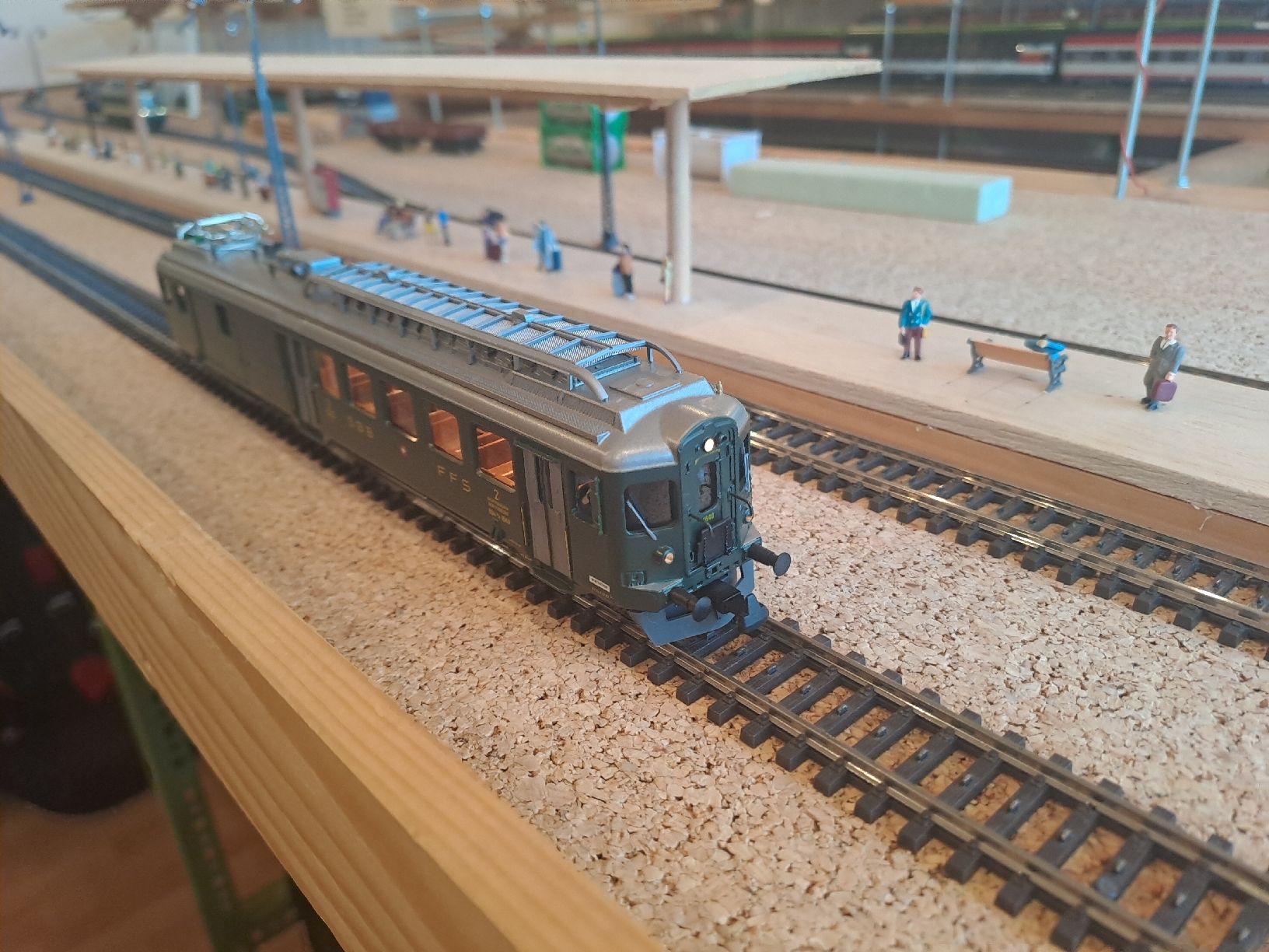 Hag Modellini di ferrovie: Triewagen SBB BDe4/4 – Usato da Buchs SG venduto da Ruedi12