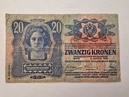 20 Kronen 1913 Osterreichischungarischebank