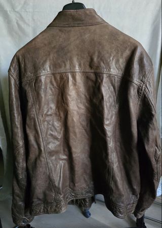 Herren Lederjacke braun Modell Vintage guter Zustand