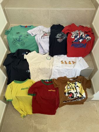 Sommer Sale: Kinder T-Shirt Set Grösse 122,128