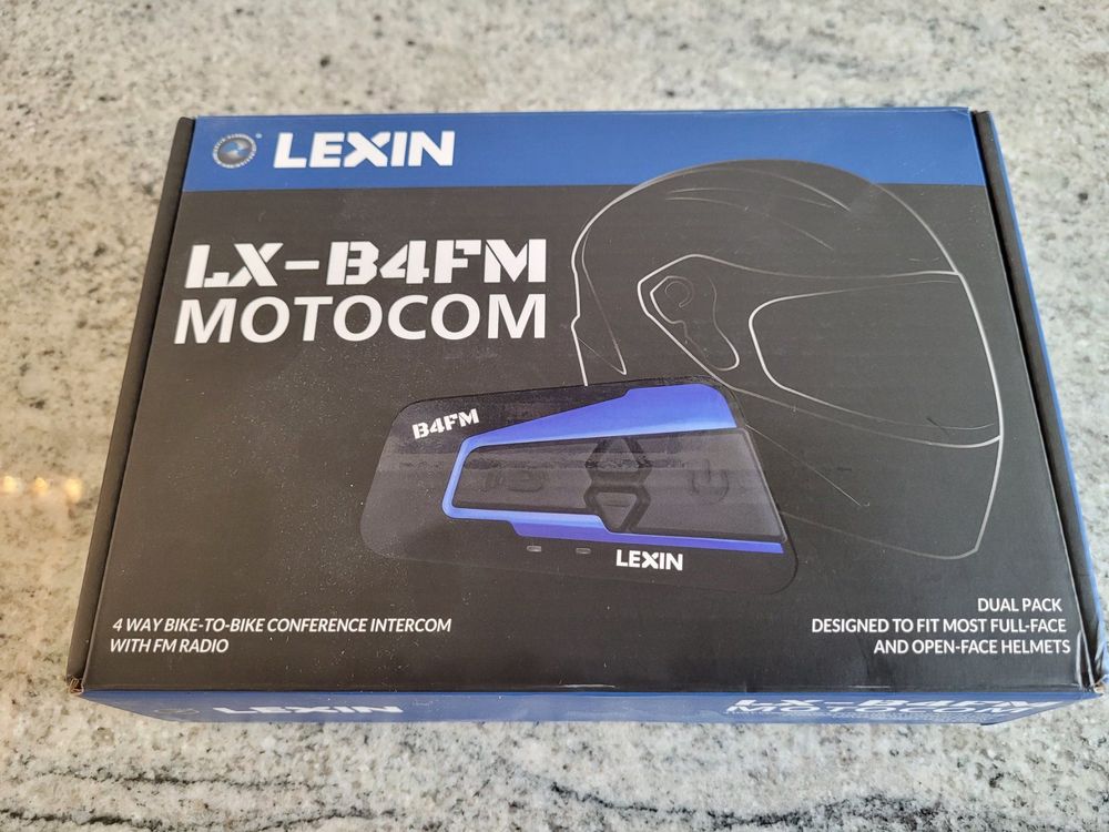 Lexin LX-B4FM Motorrad Bluetooth Headset | Kaufen auf Ricardo