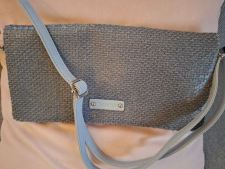 Boscha, Handtasche Pailletten, taupe