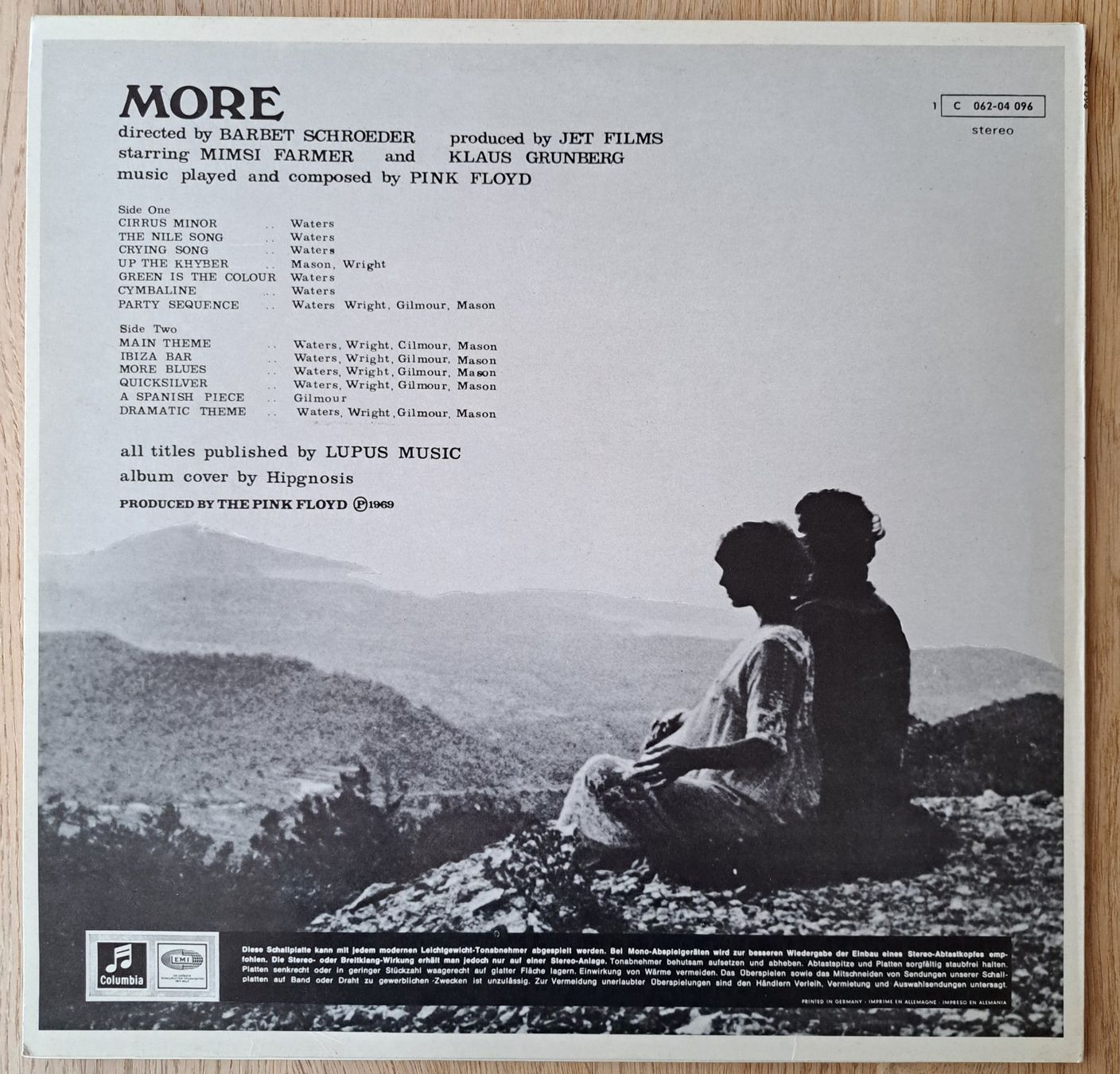Dischi in vinile: Pink Floyd - More – Usato da Meggen venduto da Ricardokoch 1