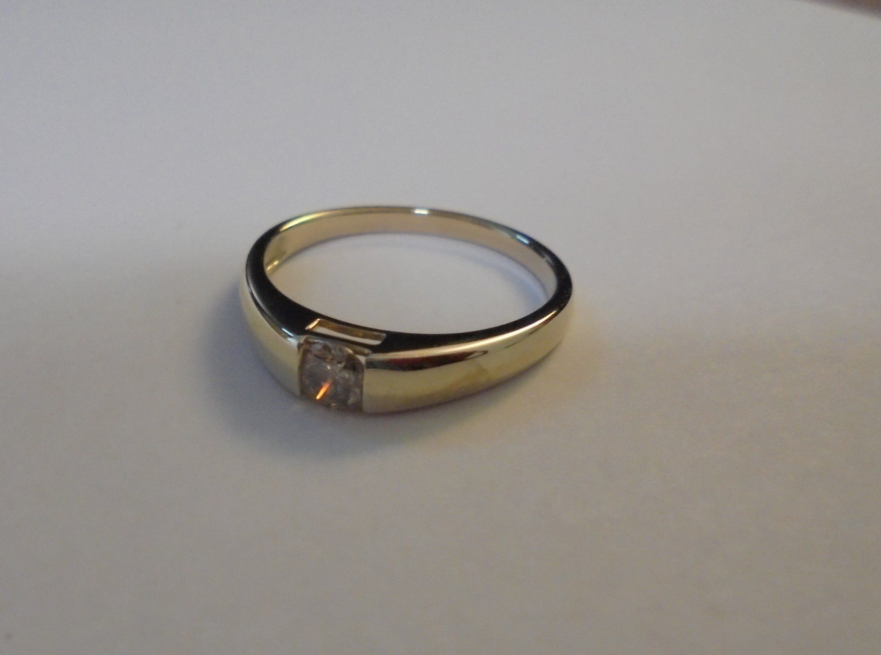 Anelli: Echtschmuck: Schokoladen-Diamant-Goldring. Grösse 56/18 – Nuovo (secondo la descrizione) da Zuchwil venduto da maumauchi 4