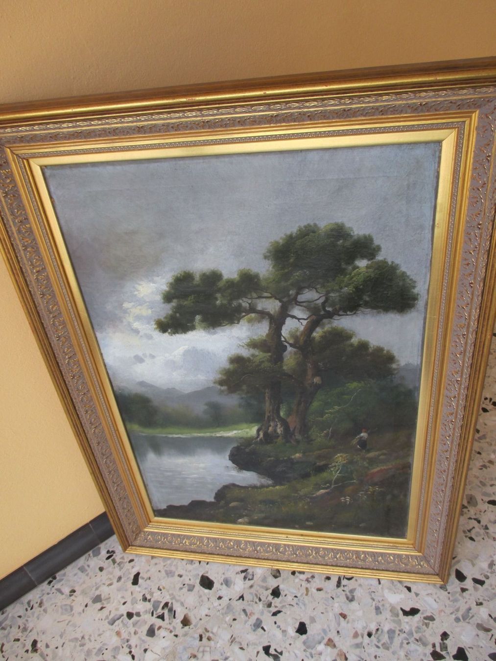 Dipinti: Antikes Bild, 19.Jht. Landschaft, schön! – Usato da Grenchen venduto da elibethma 4