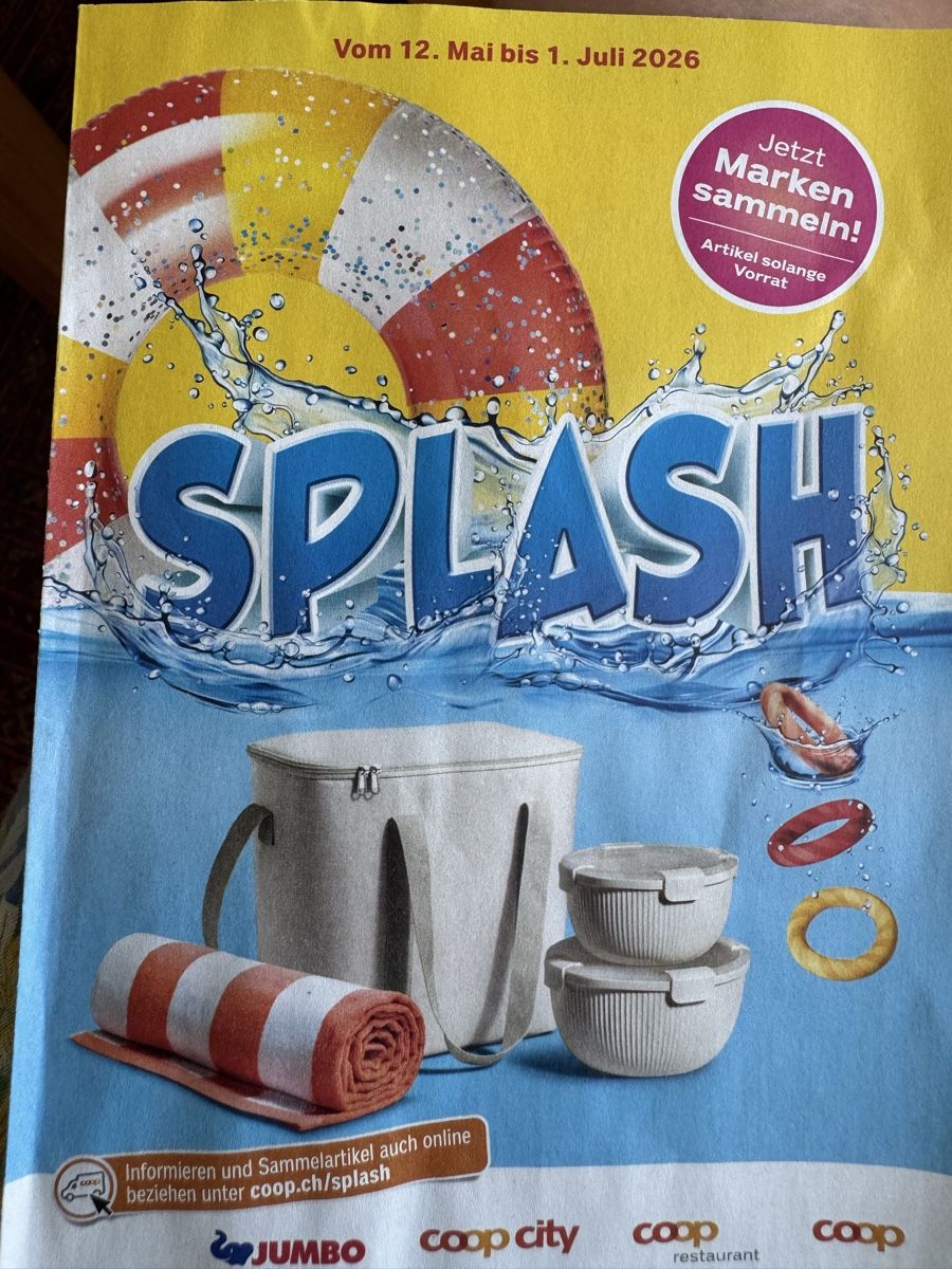 Coop Sammelmarken & -punkte: COOP SPLASH 10 SAMMELPUNKTE – Neu (gemäss Beschreibung) aus Honau von sainj