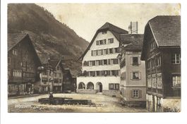 Wassen (UR) Dorfplatz - Hotel Ochsen - Post - Feldpost  1914