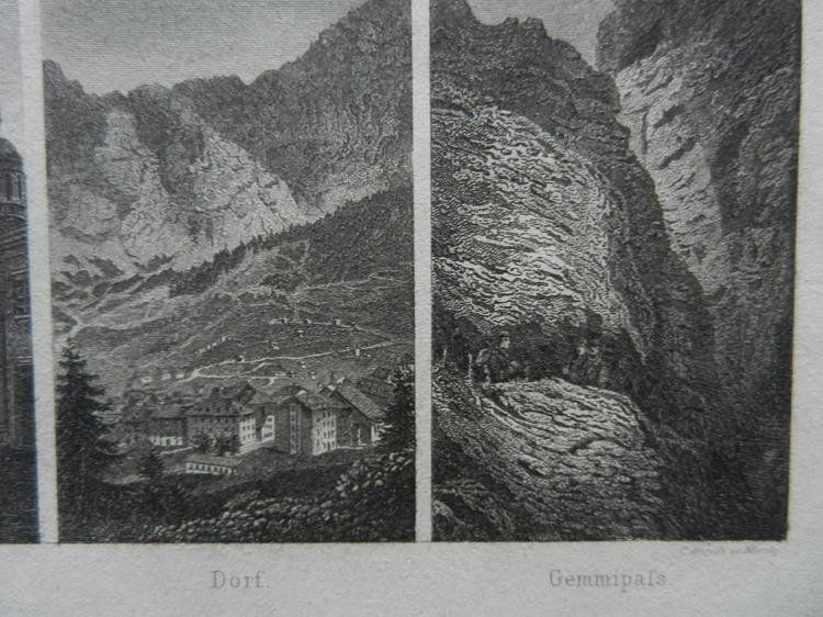 Incisioni: Souvenir von Leuk – Usato da Risch venduto da Rischli15 6