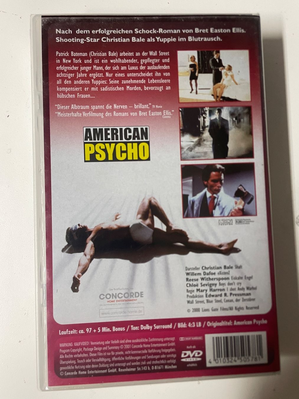 Tutti i VHS: American Psycho Video + Bonus – Usato da Muri b. Bern venduto da AdidasCollector 1
