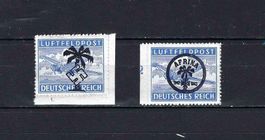 Luftfeldpost mit Aufdruck **