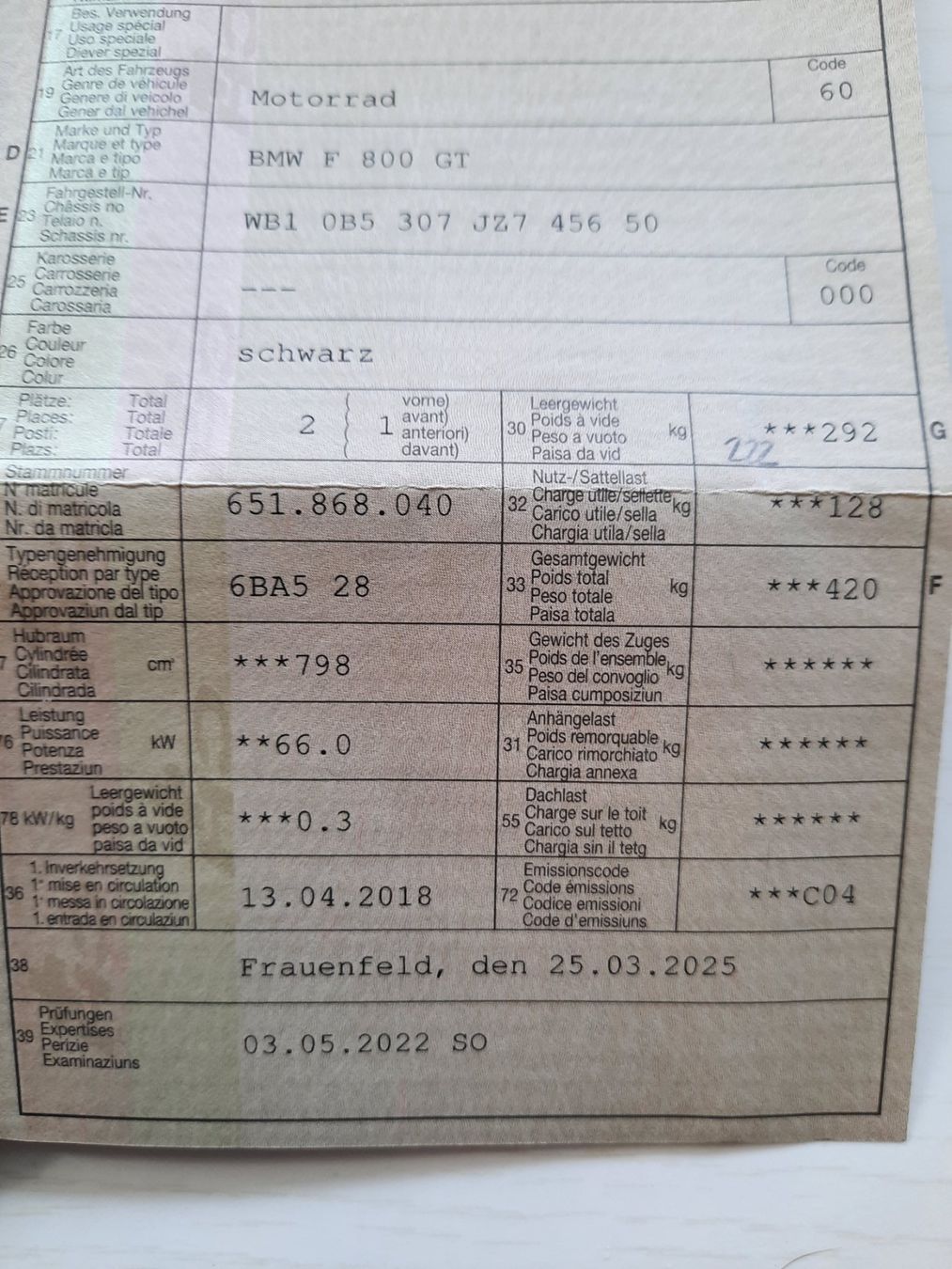 BMW Touring: BMW F 800 GT – Gebraucht aus Berg TG von hus_jc8y 8
