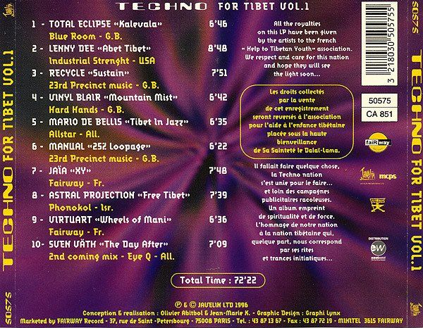 CD: Techno for Tibet – Nuovo (secondo la descrizione) da Hellikon venduto da Jogi73 1