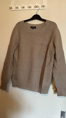 CAROLL paris pull femme taille 36 couleur beige