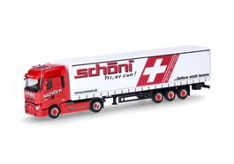 Herpa 945172 Renault T facelift Gardinenplanen „Schöni“ CH