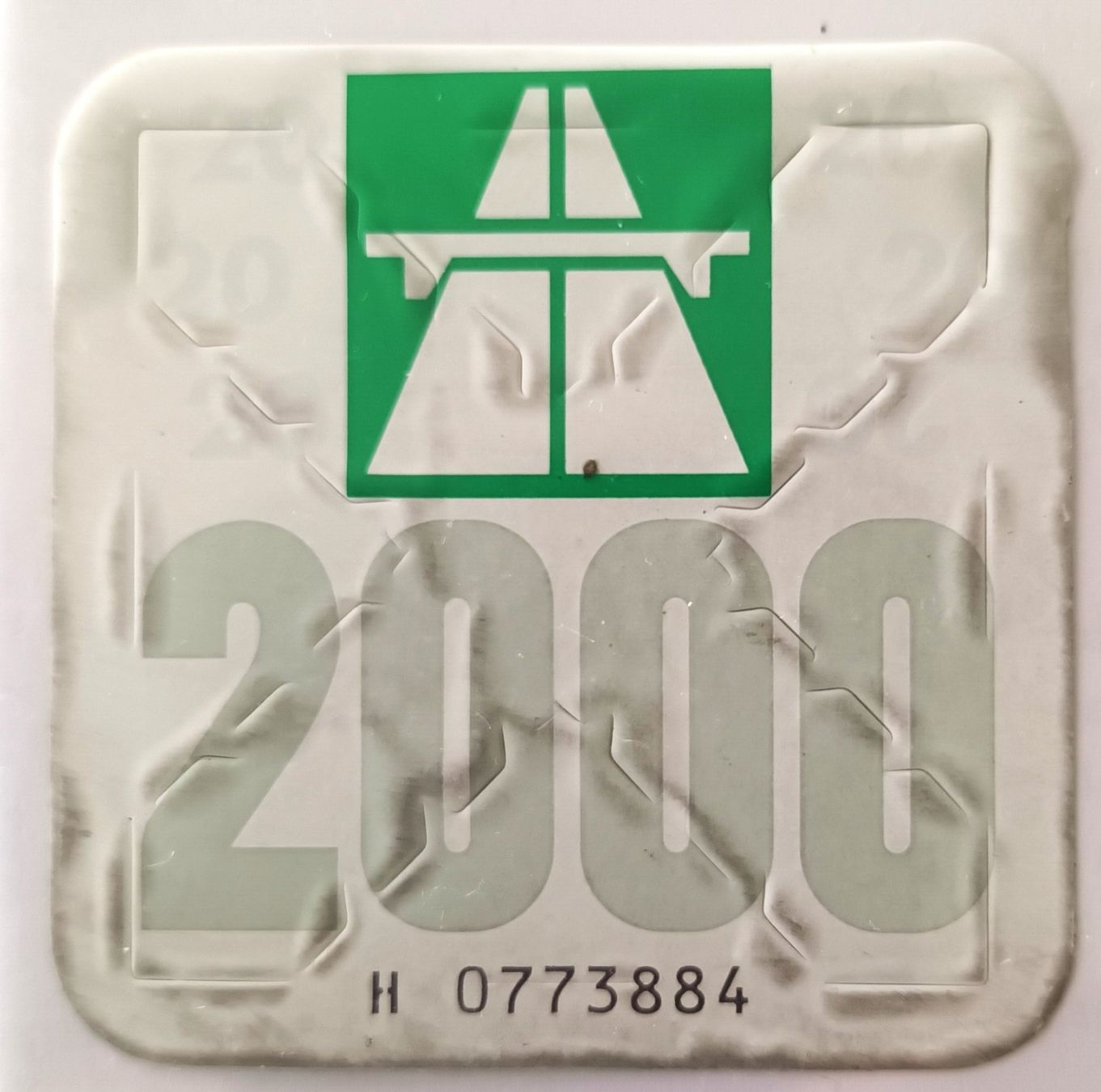 Autobahnvignetten: Vignette 2000, gebrauchte Autobahnvignette 2000 – Gebraucht aus Bülach von gmstart