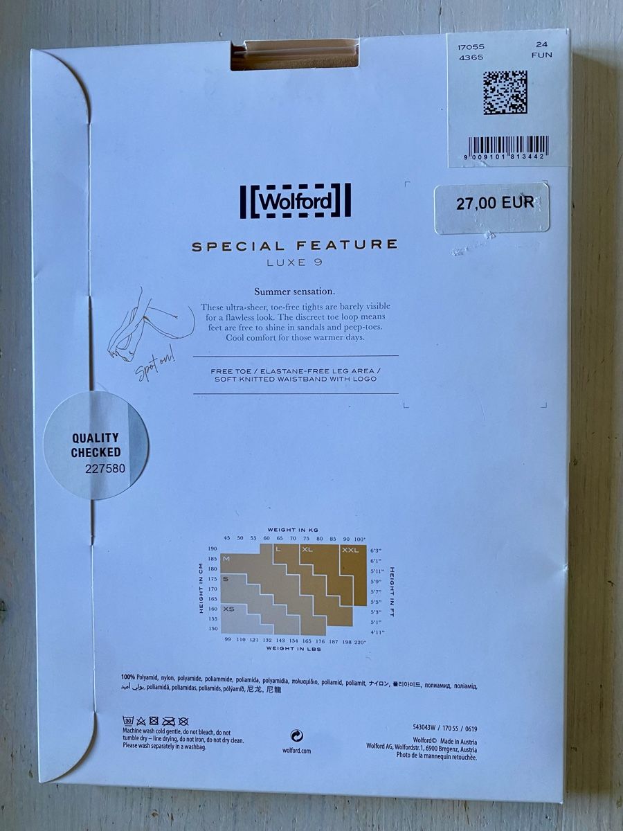 Wolford Calze & Collant: Wolford XS – Nuovo e nell'imballaggio originale da Unterägeri venduto da Simonolga 1