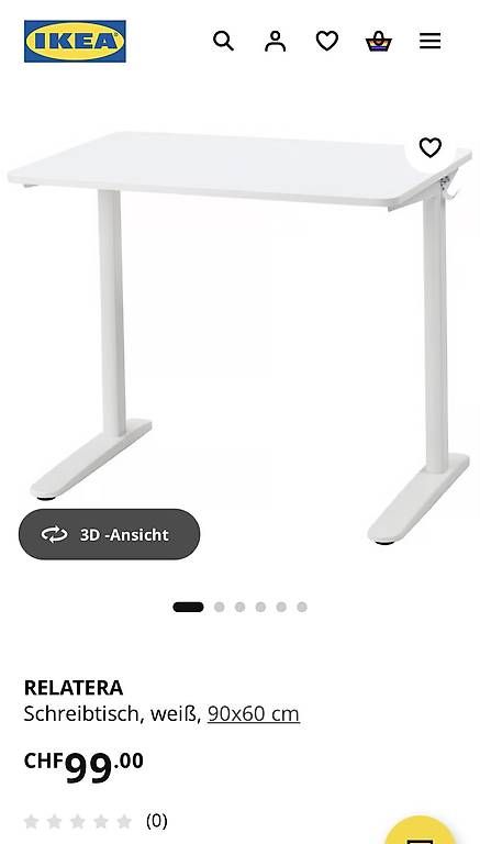 Ikea Schreibtische: Schreibtisch Ikea Relatera – Gebraucht aus Kloten von nin_hb6n